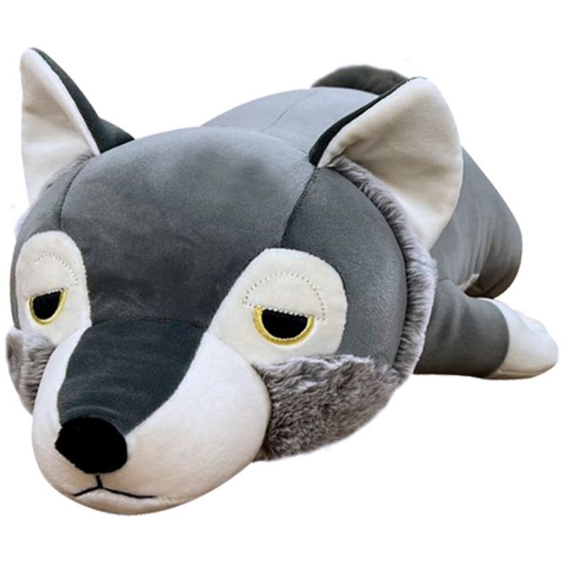 Image d'ambiance de présentation du produit Peluche Nemu Nemu Loulou le Loup (66 cm) - Trousselier